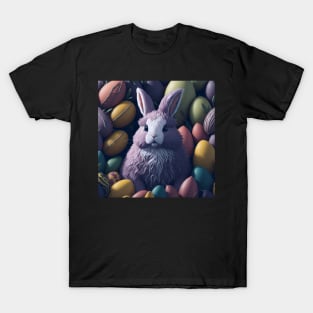 cute easter egg bunny sticker T-Shirt